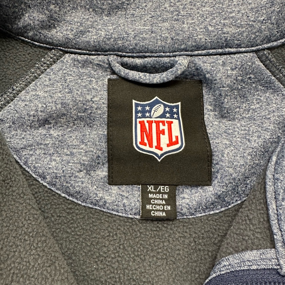 NFL Blue Heathered Jacket - Picture 4 of 7